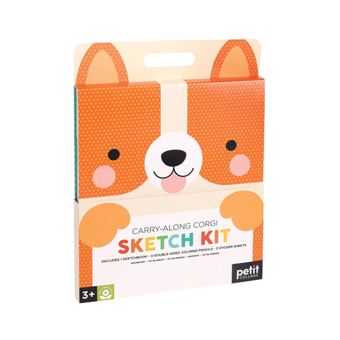 Carry Along Sketch Kit Corgi - Petit College