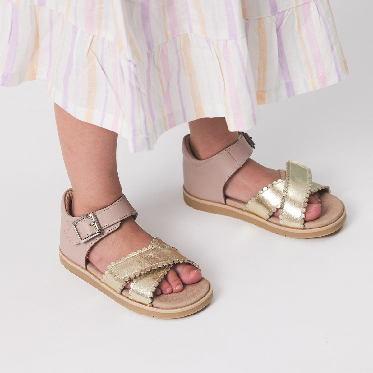 Willow Blush Gold Sandal Pretty Brave DISCOUNTED Peppa Penny