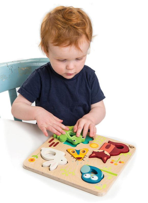Touchy Feely Animals Puzzle - Tender Leaf Toys