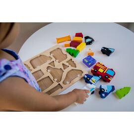 Vehicle Puzzle with Magnets- Kiddie Connect