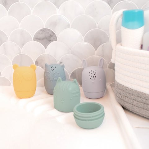 4pk Silicone Bath Buddies - Living Textiles