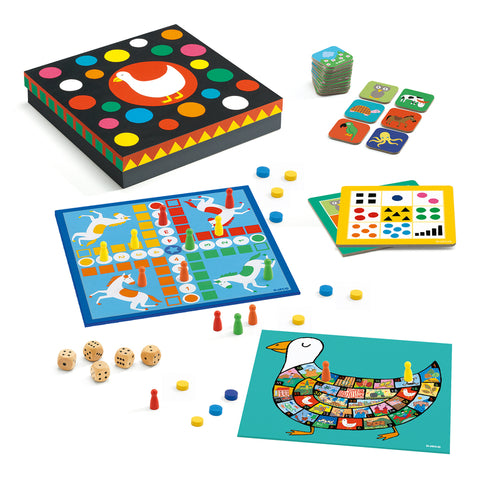 12 Classic Board Games - Djeco