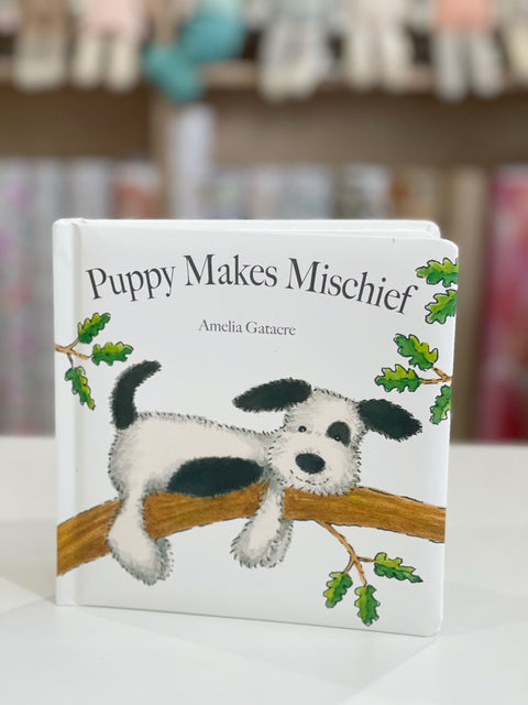 Puppy Makes Mischief - Kids Book - Jellycat