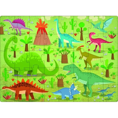 3D Puzzle & Book Set - Dinosaurs - Sassi