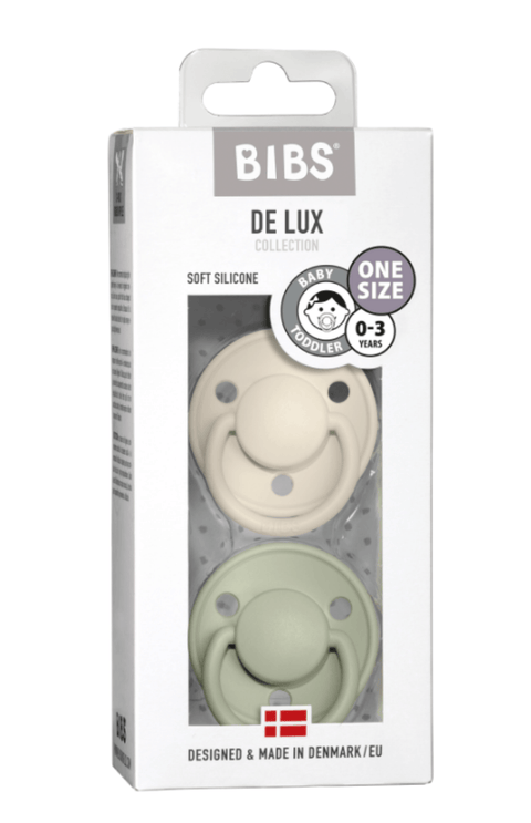 De Lux - Silicone - One Size - Ivory/Sage - BIBS Denmark