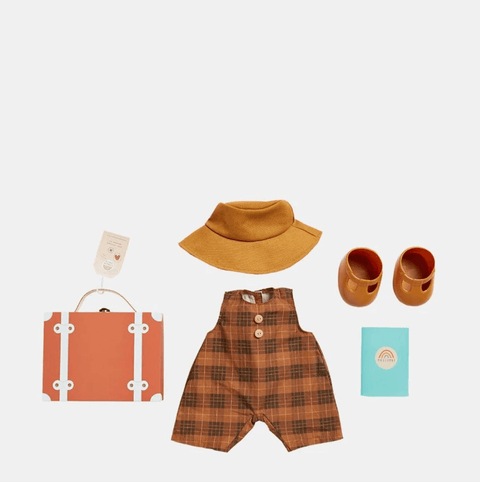 Dinkum Doll Travel Togs - Apricot - Olli Ella