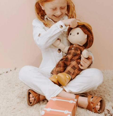 Dinkum Doll Travel Togs - Apricot - Olli Ella