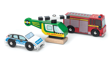 Emergency Vehicles Set - Le Toy Van