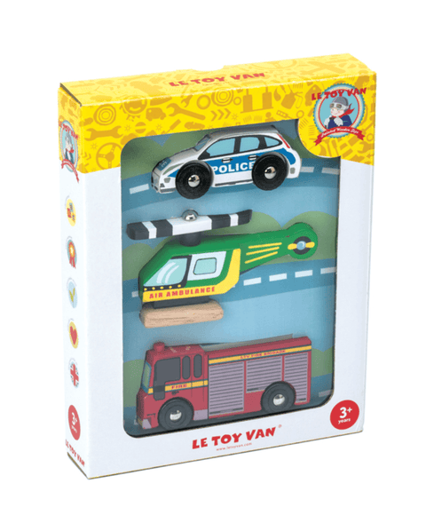 Emergency Vehicles Set - Le Toy Van