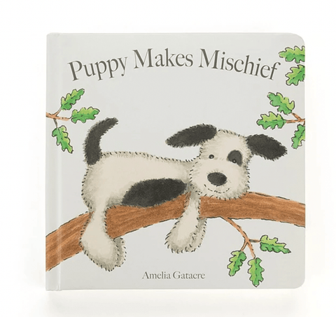 Puppy Makes Mischief - Kids Book - Jellycat