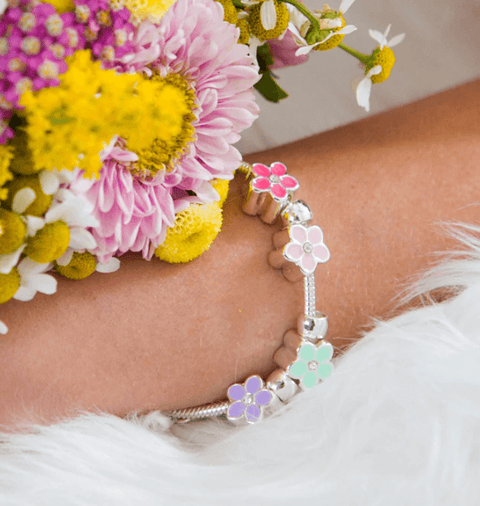 Petite Fleur Bouquet Charm Bracelet - Lauren Hinkley