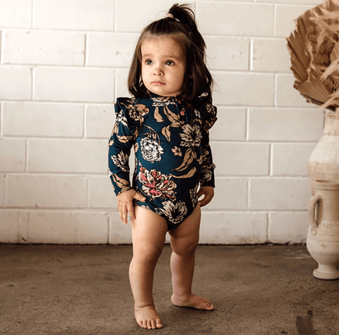 Belle Long Sleeve Bodysuit - Snuggle Hunny DISCOUNTED