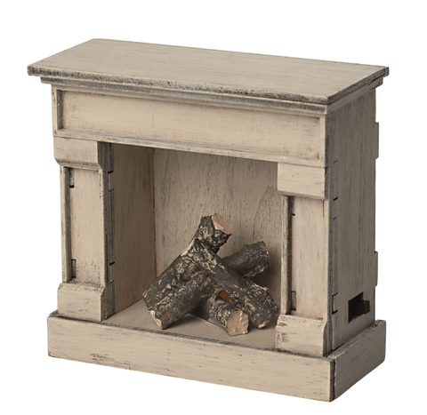 Miniature Fire Place - Off White - Maileg