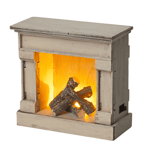 Miniature Fire Place - Off White - Maileg