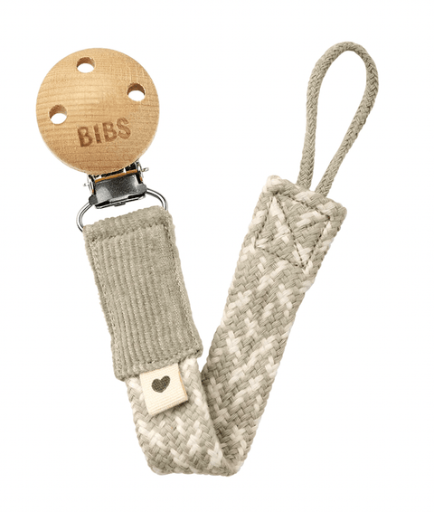 Pacifier Clip - Ivory/Sand - Bibs Denmark