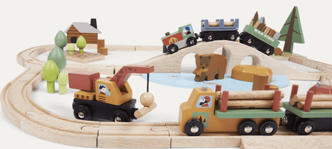 Wild Pines Train Set - Tender Leaf Toys