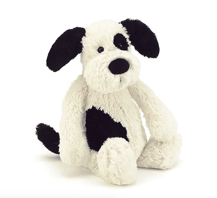 Bashful Black & Cream Puppy Small - Jellycat