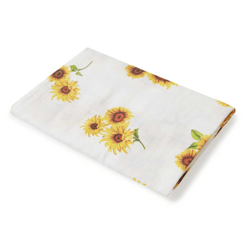 Sunflower Organic Muslin Wrap - Snuggle Hunny Kids