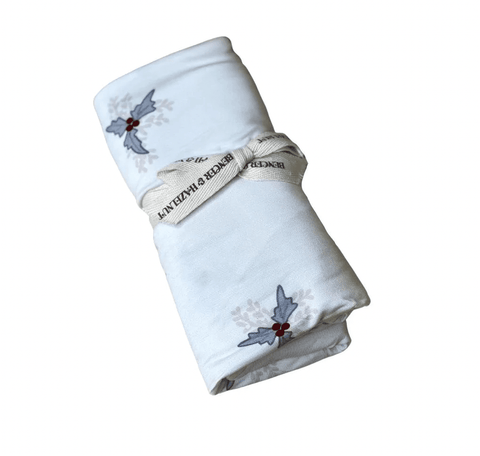 Holly & Mistletoe Bamboo Swaddle - Bencer & Hazelnut DISCOUNTED