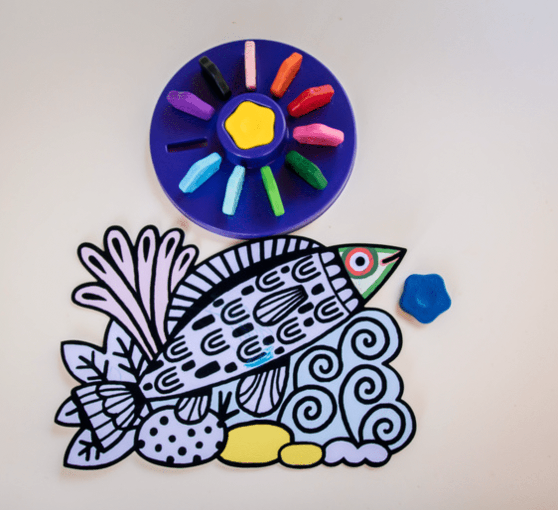 Toddler Flower Crayons - Djeco