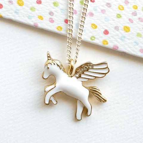 Gold Unicorn Necklace - Lauren Hinkley