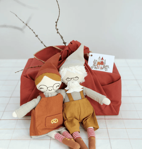 Christmas Elf Doll - Grandpa - Fabelab DISCOUNTED