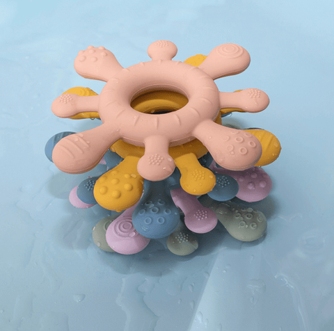 Silicone Splash Teether - Rose - Living Textiles