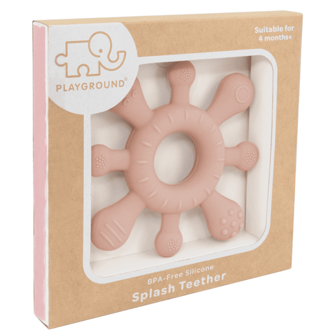 Silicone Splash Teether - Rose - Living Textiles