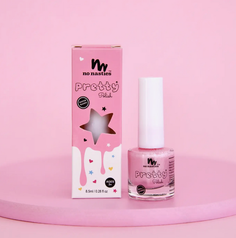 Pastel Pink Water-Based Nail Polish for Kids - No Nasties