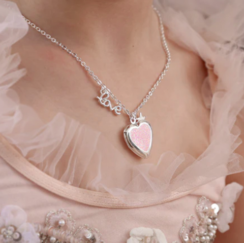 Love Heart Locket Necklace - Lauren Hinkley