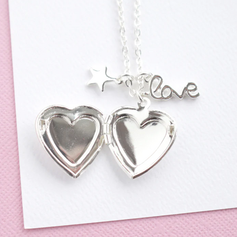 Love Heart Locket Necklace - Lauren Hinkley