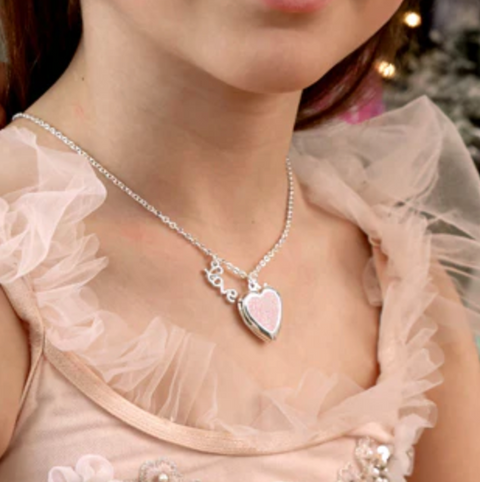 Love Heart Locket Necklace - Lauren Hinkley