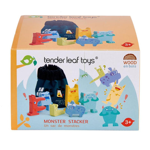 Monster Stackers with Bag - Tender Leaf Toys