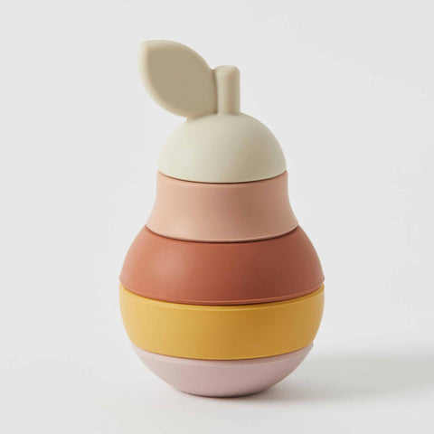 Charli Silicone Pear Stacker - Nordic Kids