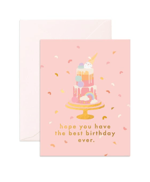 Card - 'Best Birthday Cake' - Fox & Fallow