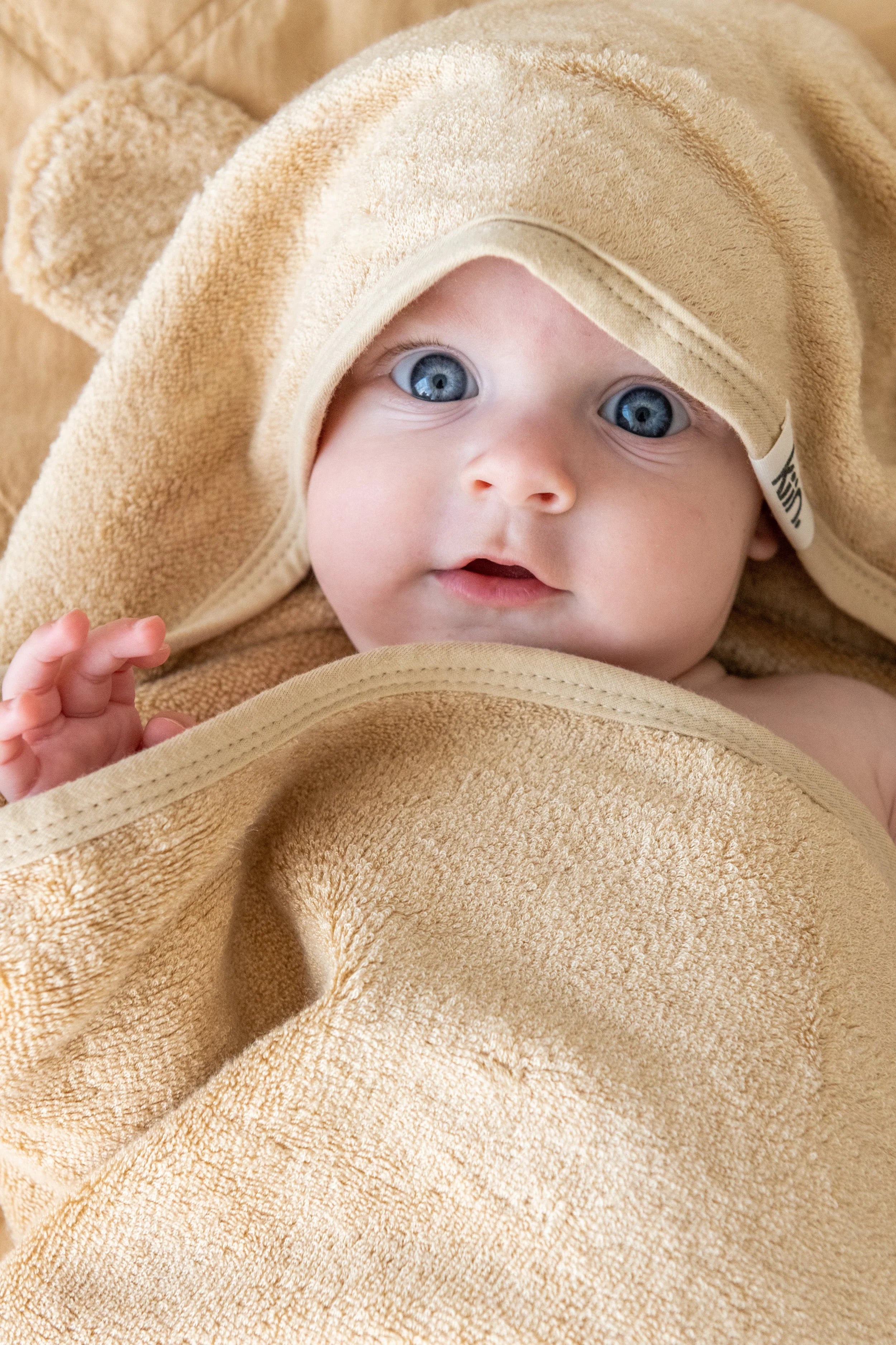 Hooded Towel - Ivory - Kiin